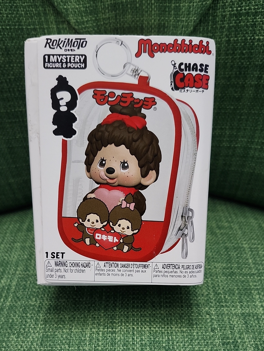Monchhichi Kids Red Chase Case Pouch